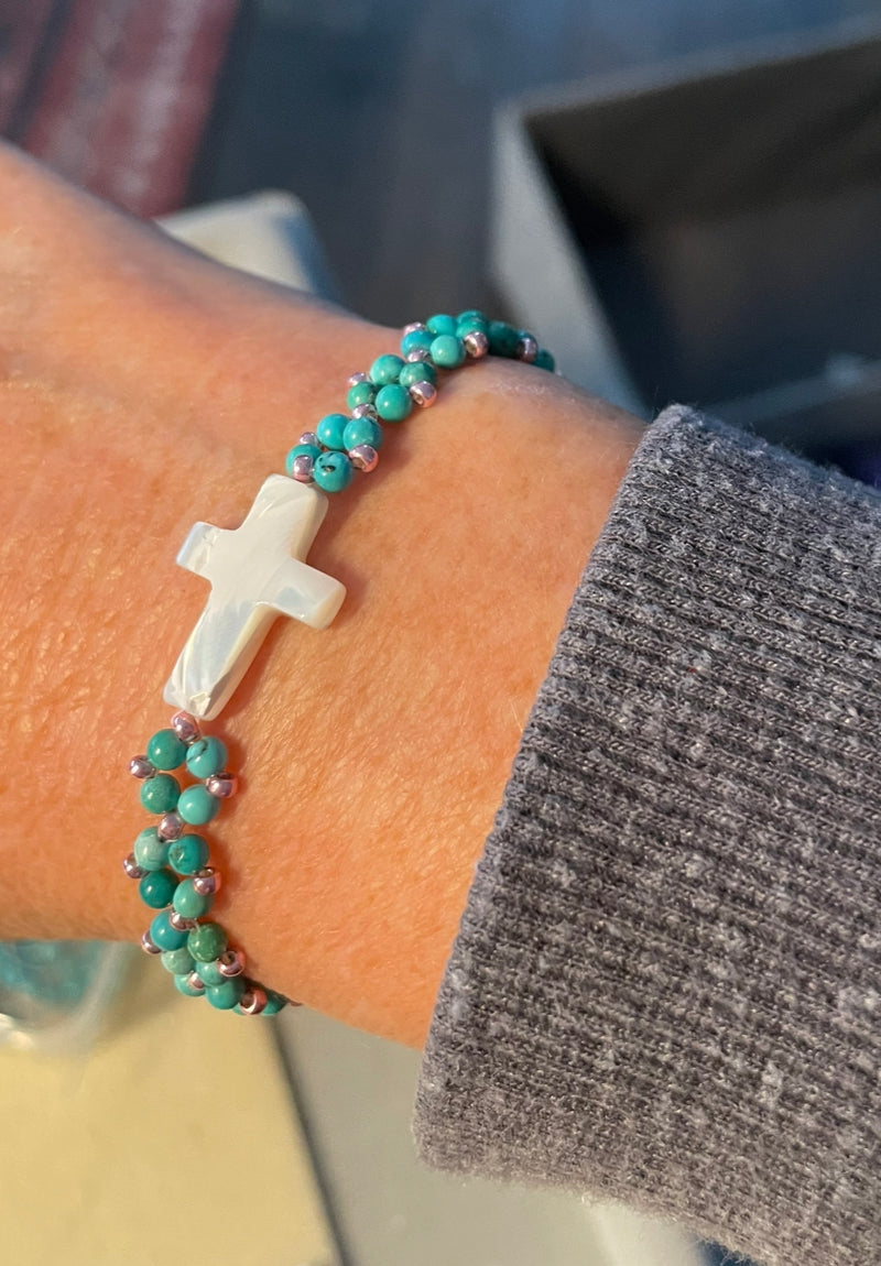 Abide By Me Turquoise Bracelet
