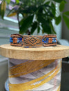 Lapis Splender Leather Banded Bracelet