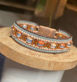 Santa Fe Artistry Leather Bracelet
