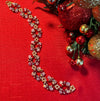 Red and Gold Christmas Splendor Bracelet