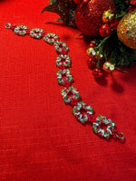 Christmas Wreaths and berries Bracelet