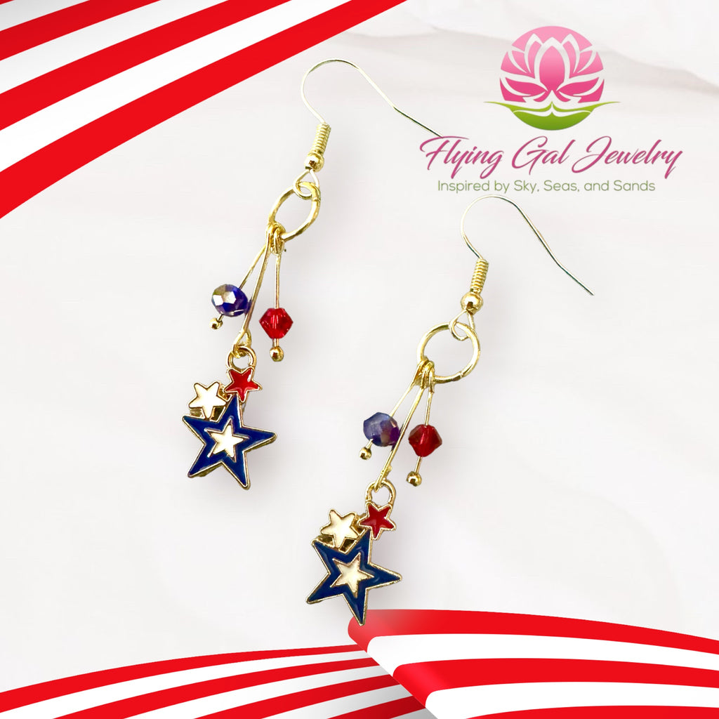 Star Spangled Earrings!