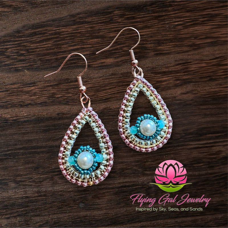 Glowing Teardrop earrings