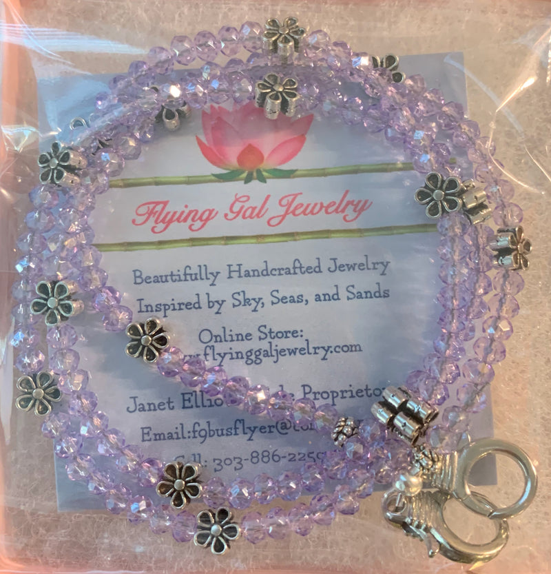 Lavender and Jewels Mask Leash