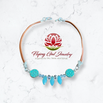 Ocean Blue Beauty 15.5” necklace