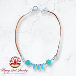 Ocean Blue Beauty 15.5” necklace